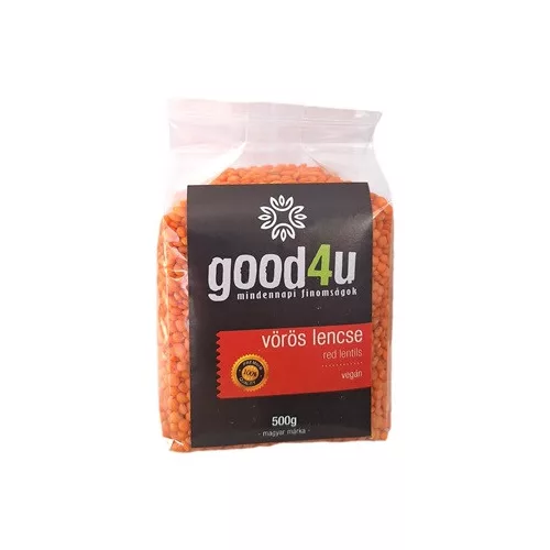 Good4u lencse vörös 500 g