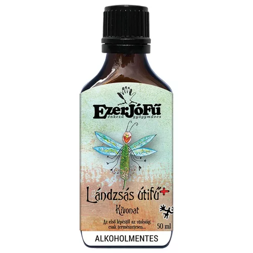 Ezerjófű lándzsás útifű+ kivonat 50ml alkoholmentes, növényi glicerinnel