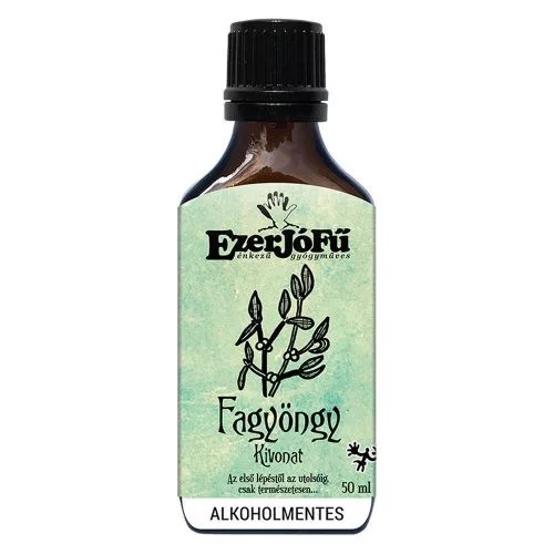 Ezerjófű fagyöngy kivonat 50ml alkoholmentes, növényi glicerinnel