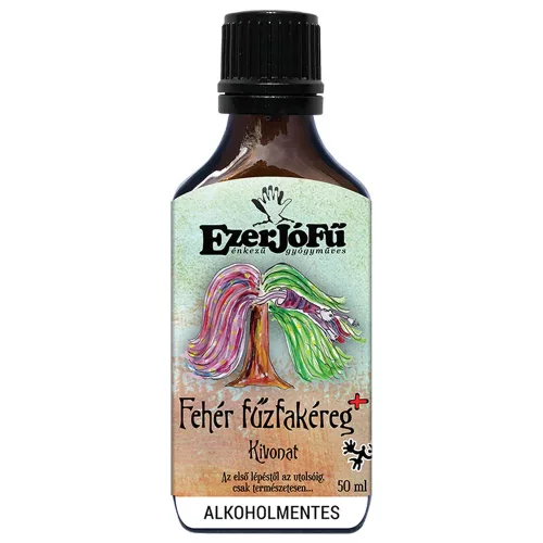 Ezerjófű fehér fűzfakéreg+ kivonat 50ml alkoholmentes, növényi glicerinnel
