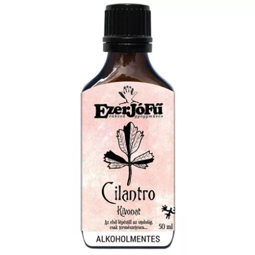 Ezerjófű cilantro kivonat 50ml alkoholmentes, növényi glicerinnel