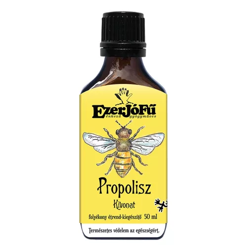 Ezerjófű propolisz tinktúra 50ml folyékony étrend-kiegészítő