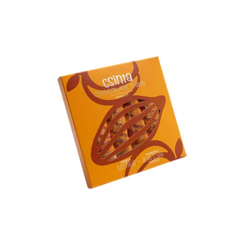 Csinta chocolate thins sárgabarack 5db-os 40 g