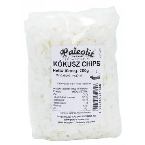 Paleolit kókusz chips 200g