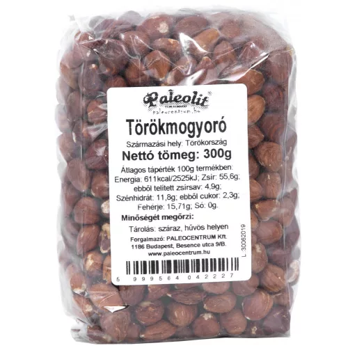Paleolit törökmogyoró natúr 300g
