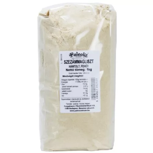 Paleolit szezámmag préselvény liszt 1kg hántolt, fehér