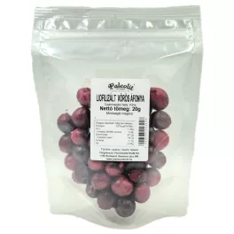 Paleolit liofilizált vörös áfonya 20g szemek cranberries