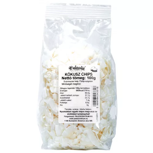 Paleolit kókusz chips 100g