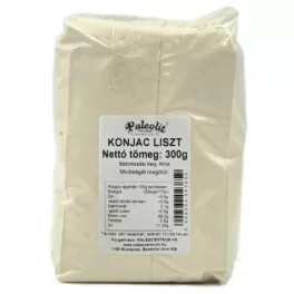   Paleolit konjac liszt 300g 120-200 mesh glükomannán tartalom min 90%