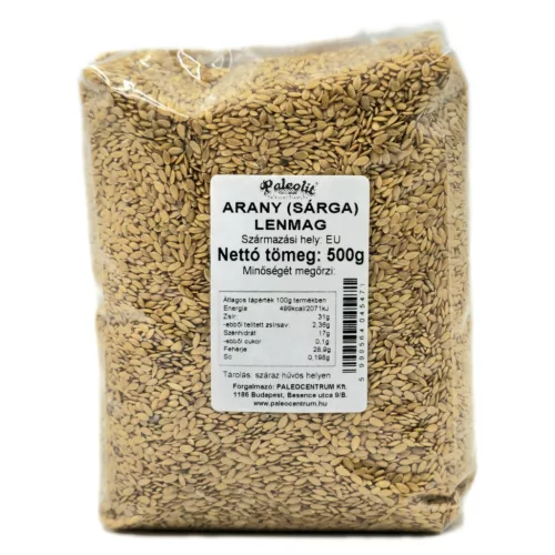 Paleolit arany (sárga) lenmag 500g