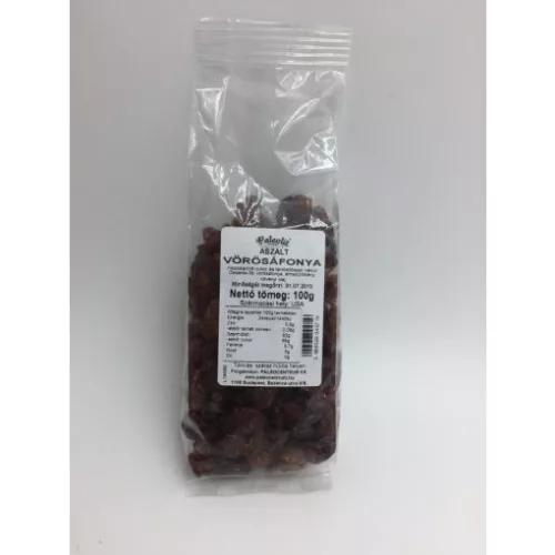 Paleolit aszalt vörösáfonya 100g