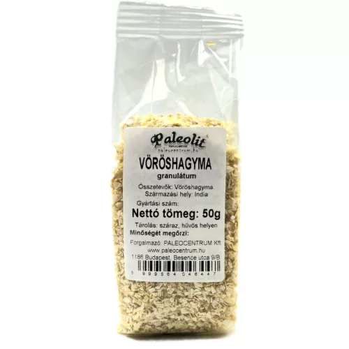 Paleolit vöröshagyma granulátum 50g