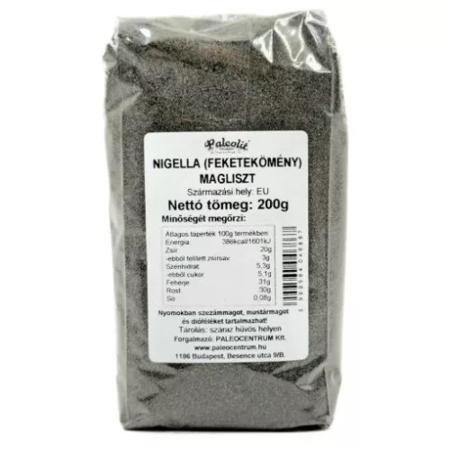 Paleolit nigella mag liszt 200g (feketekömény) préselvényből