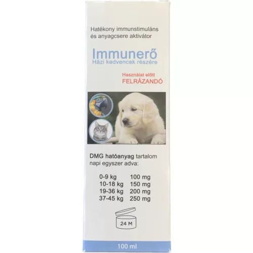 Immunerő 100ml házi kedvencek részére (dmg+lactoferrin+taurin+b12)
