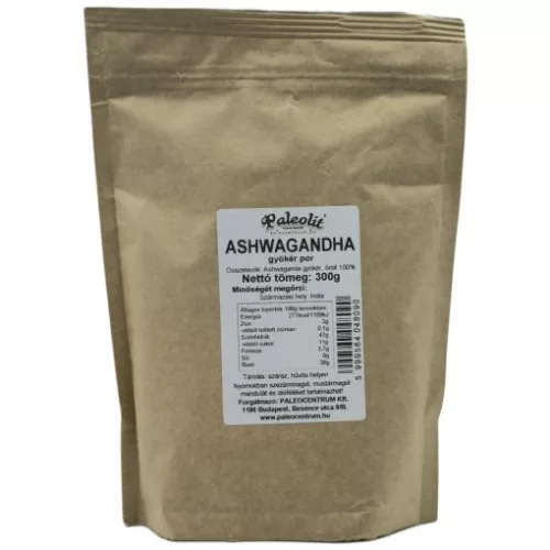Paleolit ashwagandha gyökér por 300g organikus