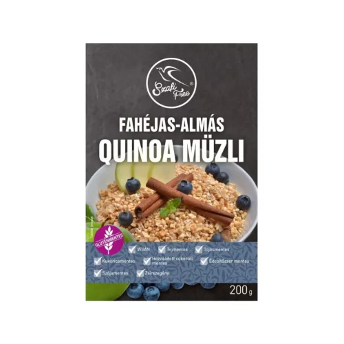 Szafi Free quinoa müzli fahéj-alma 200 g