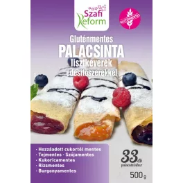 Szafi Reform gluténmentes palacsinta lisztkeverék édesítőszerekkel 500 g - bio és új hullámos étkezés