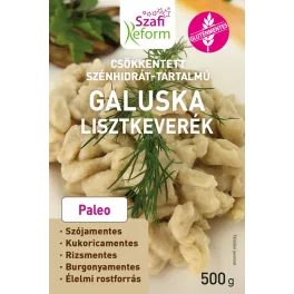Szafi Reform galuska-,tészta lisztkeverék szénhidrát csökkentett 500 g - bio és új hullámos étkezés