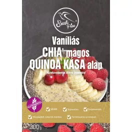 Szafi f. alap kása quinoa vanília-chia 300g - bio és új hullámos étkezés