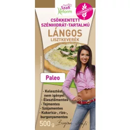 Szafi Reform lángos lisztkeverék szénhidrát csökkentett 500 g - bio és új hullámos étkezés