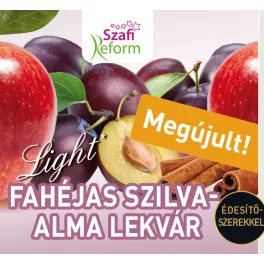Szafi Reform lekvár fahéjas szilva-alma 350 g - bio és új hullámos étkezés