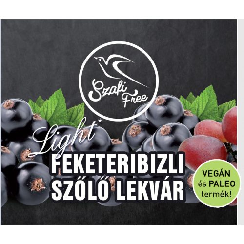 Szafi Free lekvár feketeribizli-szőlő 350 g