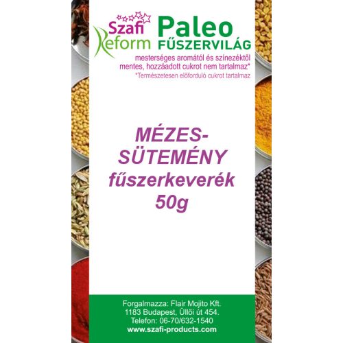 Szafi Reform Paleo Mézessütemény fűszerkeverék 50 g