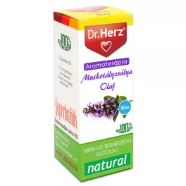 Dr.herz muskotályzsálya illóolaj 10 ml - aromaterápiához és wellnesshez
