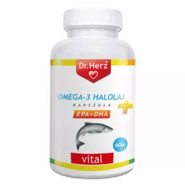 Dr.herz omega-3 halolaj 1000 mg 60 db - bio és vegán étrendkiegészítők