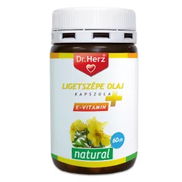 Dr.herz ligetszépe olaj+e-vitamin kapszula 60 db - bio és vegán étrendkiegészítők