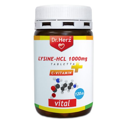 Dr.herz lysine-hcl 1000mg tabletta 120 db