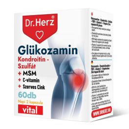 Dr.herz glükozamin+kondrotin-szulfát+msm kapszula 60 db - bio és vegán étrendkiegészítők