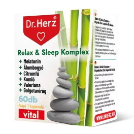 Dr.herz relax and sleep komplex kapszula 60 db - bio és vegán étrendkiegészítők