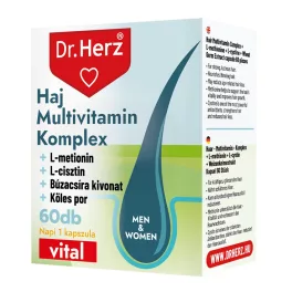 Dr.herz haj multivitamin komplex kapszula 60 db - bio és vegán étrendkiegészítők