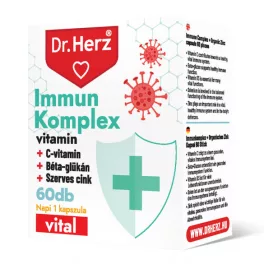 Dr.herz immun komplex kapszula 60 db - bio és vegán étrendkiegészítők