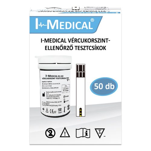 I-Medical tesztcsík vércukorszint mérőhöz 50db