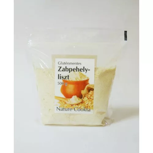Nature cookta gluténmentes zabpehelyliszt 500g - bio és új hullámos étkezés