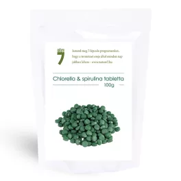 BULK SHOP CHLORELLA&SPIRULINA TAB. 100G