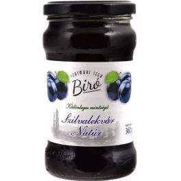   Biró szatmár íze 100% szilvalekvár 360g különleges minőségű, natúr