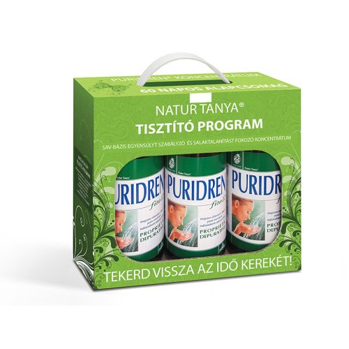 Natur Tanya® 60 napos Tisztító Program – A sav-bázis egyensúlyhoz, és a salakanyagok kivezetéséhez