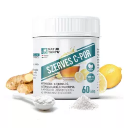 Natur Tanya szerves c-vitamin por 60adag 114 g - bio és vegán étrendkiegészítők