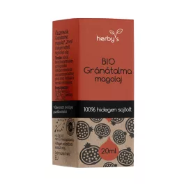 Herbys bio gránátalma magolaj hidegen sajtolt 20 ml - aromaterápiához és wellnesshez