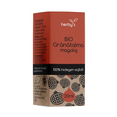 Herbys bio gránátalma magolaj hidegen sajtolt 20 ml