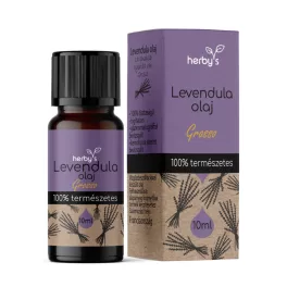 Herbys levendula grosso illóolaj 10 ml - aromaterápiához és wellnesshez
