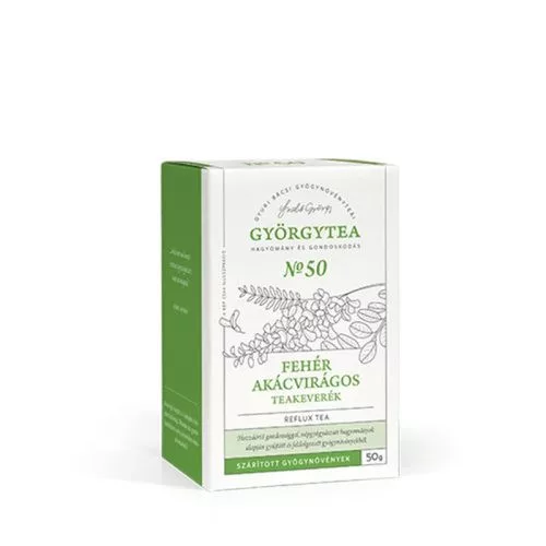 Györgytea no50 fehér akácvirágos teakeverék (reflux tea) 50g 