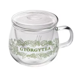 Györgytea üvegszűrős csésze 350ml