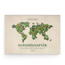 Györgytea egészségnaptár 2025 falinaptár