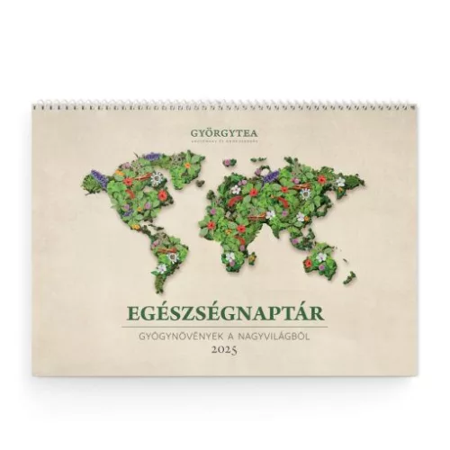 Györgytea egészségnaptár 2025 falinaptár