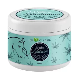 Uw classic lóbalzsam relax gél cbd-vel és zöldagyaggal 500 ml - bio és natúr kozmetikumok