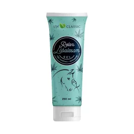 Uw classic lóbalzsam relax gél cbd izolátummal és zöldagyaggal tubusos 250 ml - bio és natúr kozmetikumok